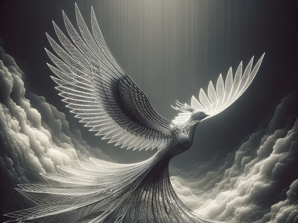 Canvas Wall Art Decor Phoenix Risen From The Ashes Artwork Shop