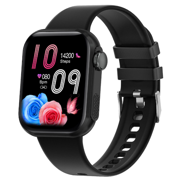 HiWatch 8 - T500+ Pro - TWS With Fitness Tracking IP67 Smart Watch - Black