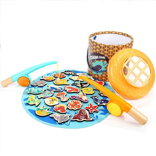 TopBright Magnetic Fishing Game - 30 Piece