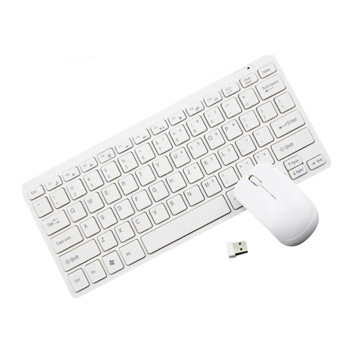 DW K-03 2.4GHz Wireless Mini Keyboard & Mouse Combo WHITE | Shop Today ...