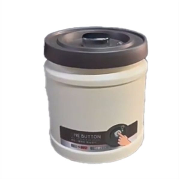 Coffee Bean Vacuum Sealed Tank 1600ML Stainless Steel Grain Tea Nut Keep Fr