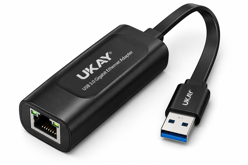 UKAY USB 3.0 Gigabit Ethernet Adapter USB to RJ45 Network Adapter 1000Mbps