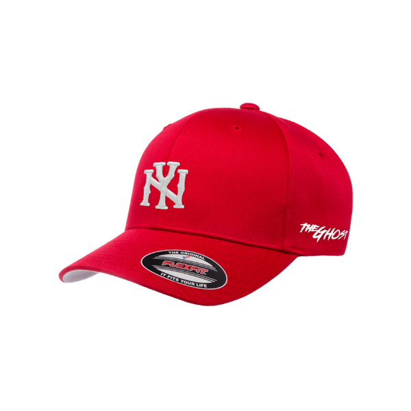 The Ghost Flexfit Fitted NY Red Cap