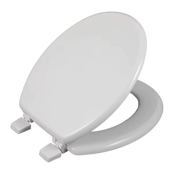 Durable White Wooden Toilet seat -Easy Install