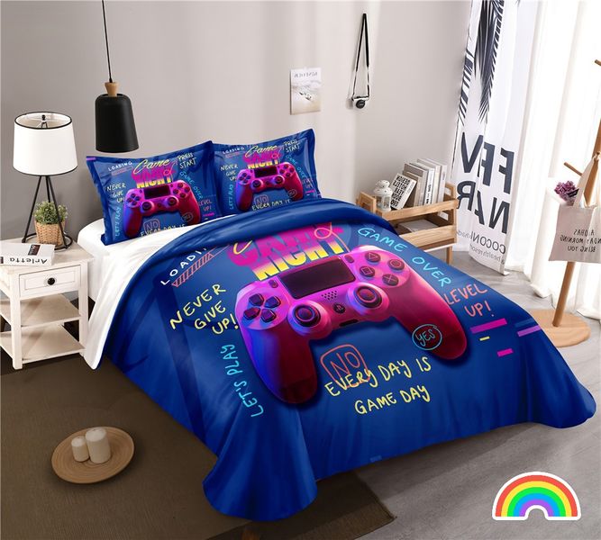 3D Printed Game Everyday is Game Day Duvet Cover Set