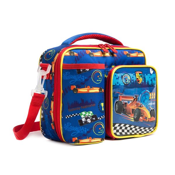 Insulated Lunch Bag for kids - Race Car