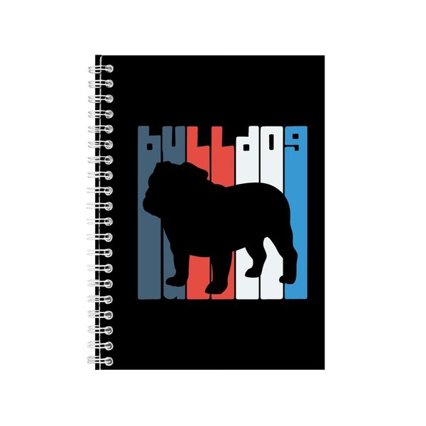 Bulldog Notebook Dog Gift Idea Writing Book Notepad Pad 27