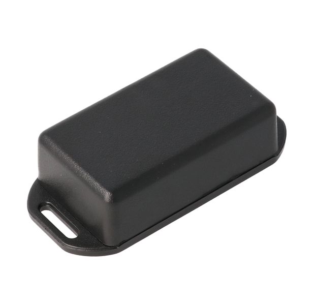 1551HFLBK Miniature Flanged Lid ABS Enclosure 60x35x20mm Black IP54