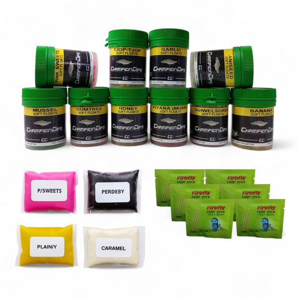 Ultimate Fishing Bait Combo - Champion Dips &amp; Firefly Collection!
