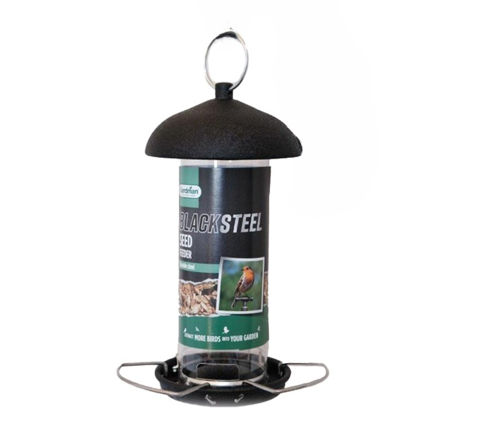 Gardman - Black Steel Bird Feeder Small