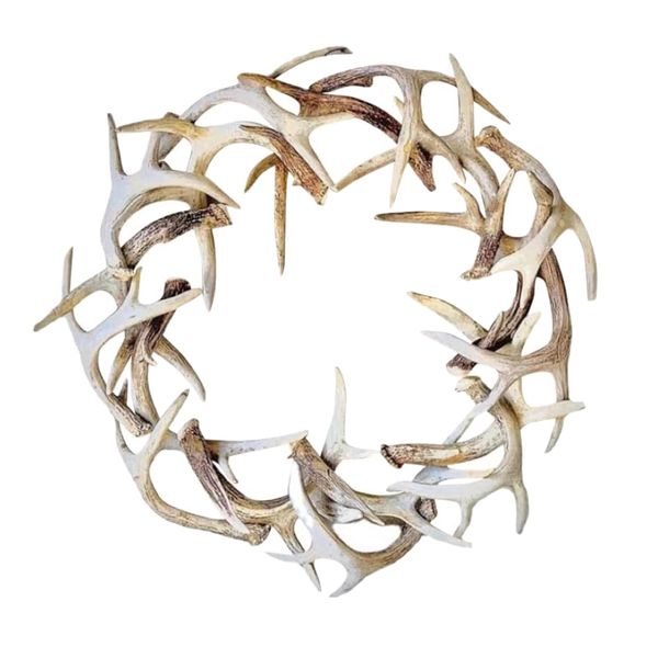 Decor Handmade Realistic Deer Antler Wall Decor -20cm