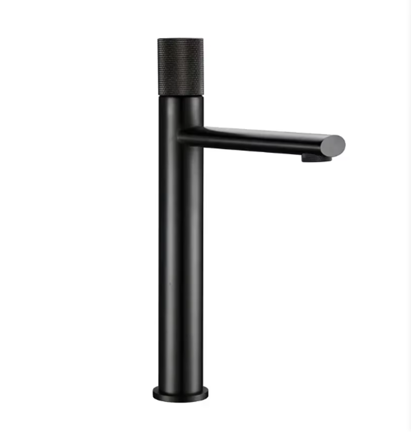 Matte Black Tall Basin Mixer - 10059B