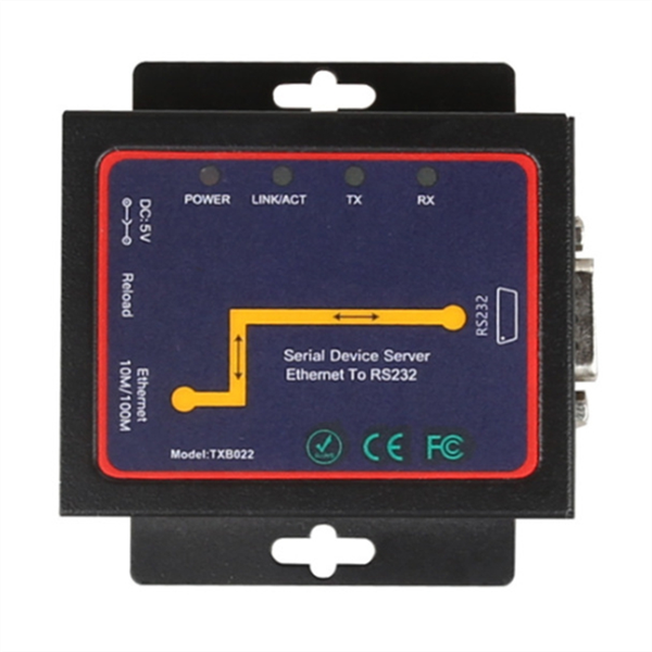 Industrial Modbus Serial Rs232 Rs485 Rs422 To Ethernet Converter