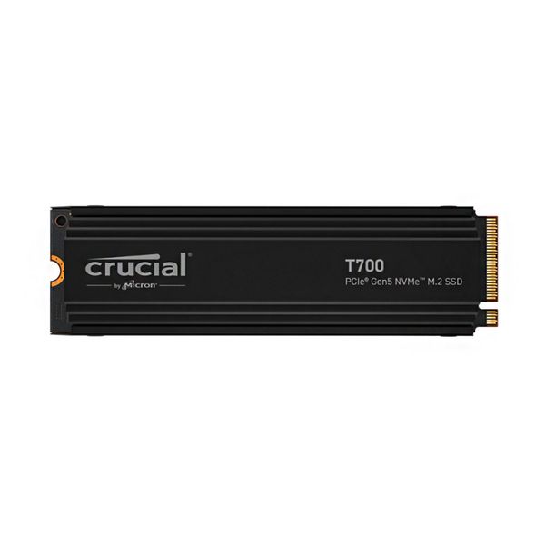 Crucial T700 1TB M.2 NVMe Gen5 with Heatsink NAND SSD
