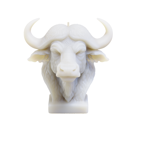 Buffalo Candle 14cm Tall