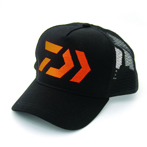 Daiwa Trucker Curve Peak Premium Cap, Grey and White