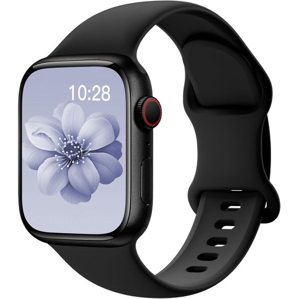 QYNIAL Sport Silicone Band Compatible With Apple Watch 42 44 45mm 46mm 49mm