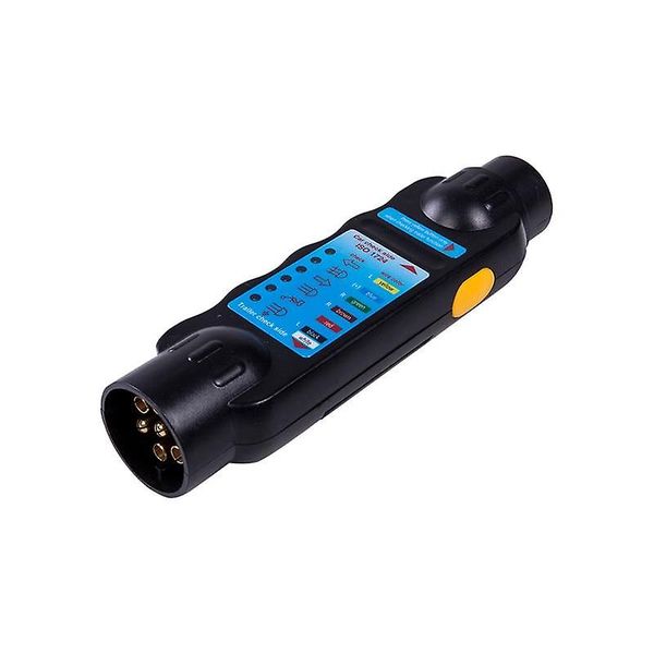 Trailer Plug Socket Trailer Tester Connector 7-Pin Wiring Circuit Tester