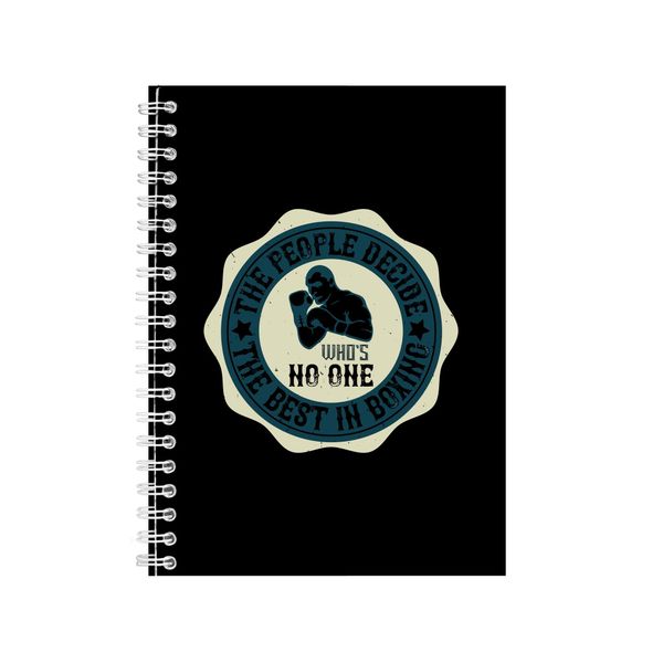 The People Decide Who_s No. 1 Notebook Boxer Gift Idea A4 Notepad 156