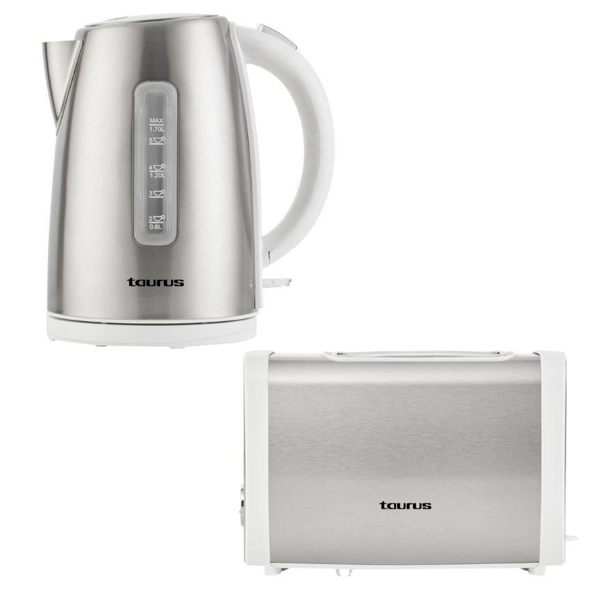 Taurus "Arctic" Kettle and Toaster Breakfast Combo Shop Today. Get