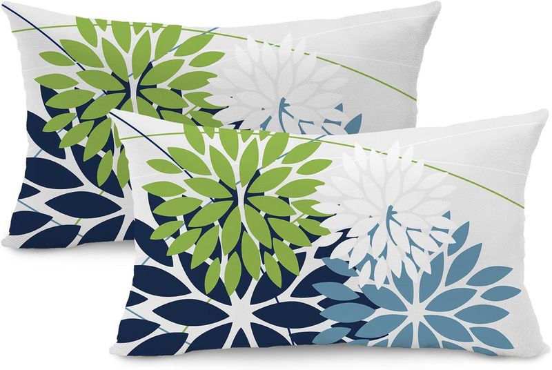 2-Pack 30×50cm Outdoor Pillow Covers, Home Furniture Decor