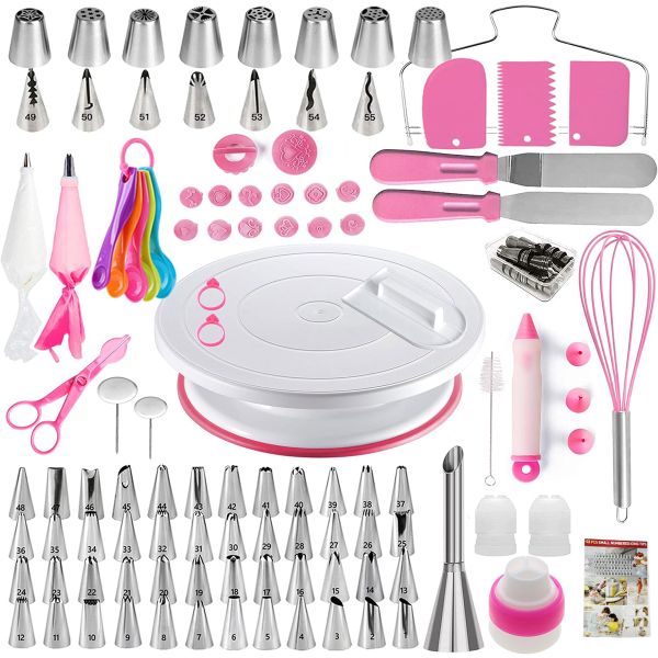 Cake Decorating Kit - Cake Decorating Supplies Baking Tools Set - 137 Pieces
