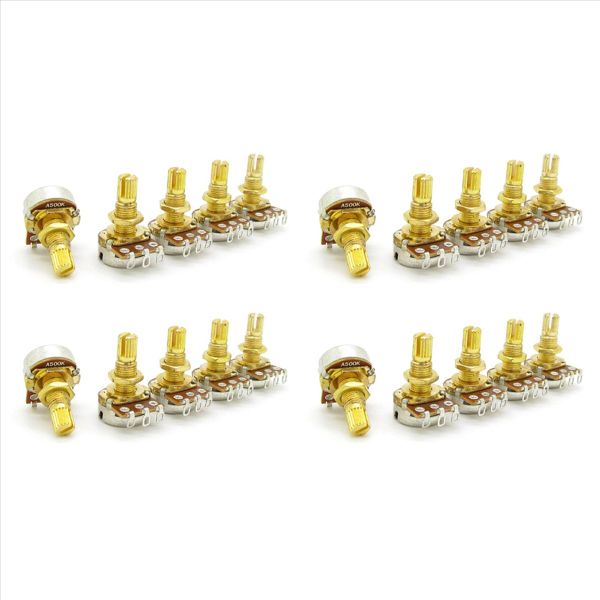 Guitar Potentiometer Audio Volume&amp;Tone Pots Switch Control Pack Of 20