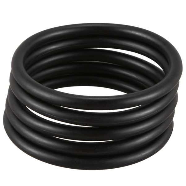 5 Pcs Black Nitrile Rubber O Ring Acrylonitrile Butadiene Seal Grommet