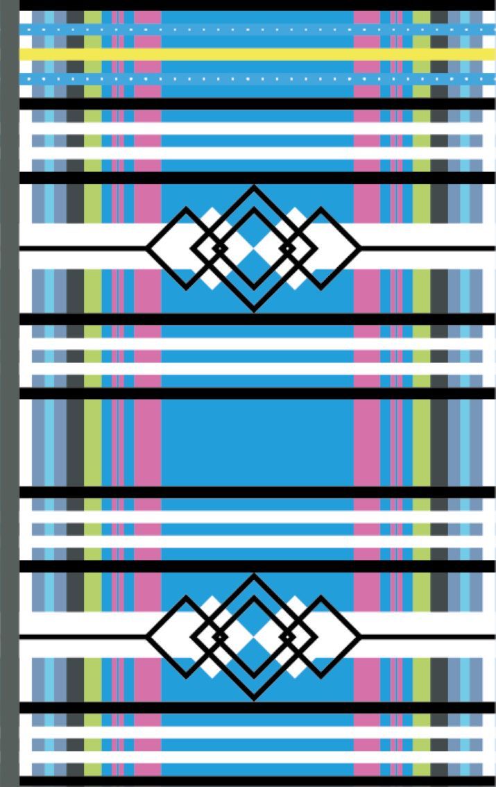 African Print Wallpaper Venda Pattern Inspired Geometric Wallpaper