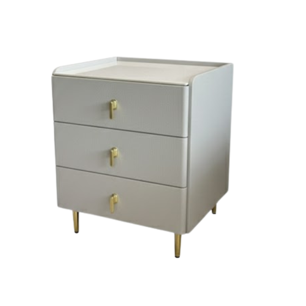 Modern 3-Drawer Luxury Nightstand | Contemporary Bedside Table-223#