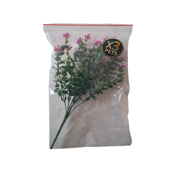 Artificial Reptile Plant Décor - Plastic Plant for Terrariums -1 Pack