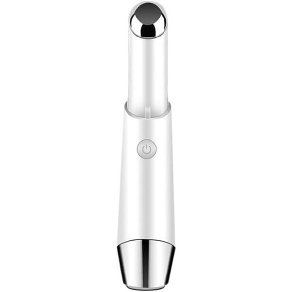 Ion Color Light Eye and Lip Beauty Massager with 42 C Heat Therapy, (White)