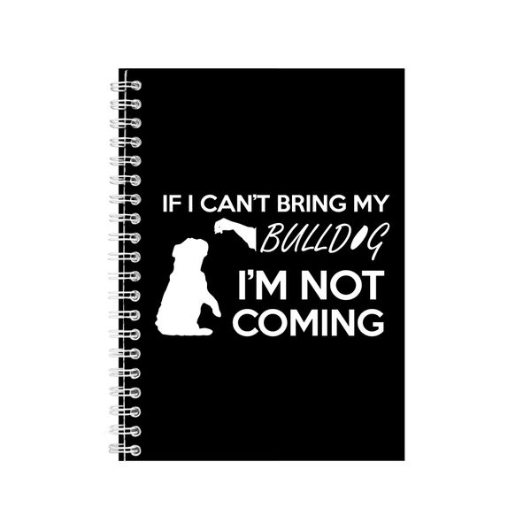 Bulldog Notebook Dog Gift Idea Writing Book Notepad Pad 27