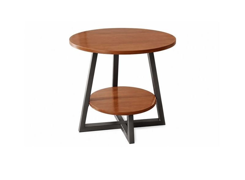 Modern 2-Tier Side Table