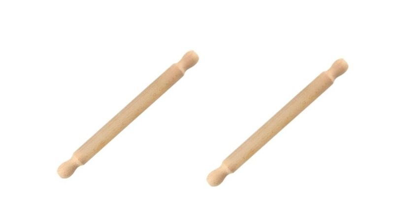 Rolling Pin Wood - Set of 2