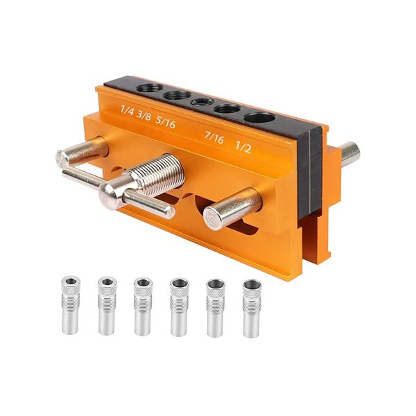 Self Centering Doweling Jig Drilling Guide Positioner Woodworking Jig Tool
