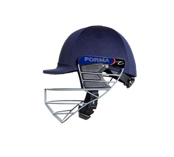 Forma Little Master Cricket Helmet - Navy/Grey
