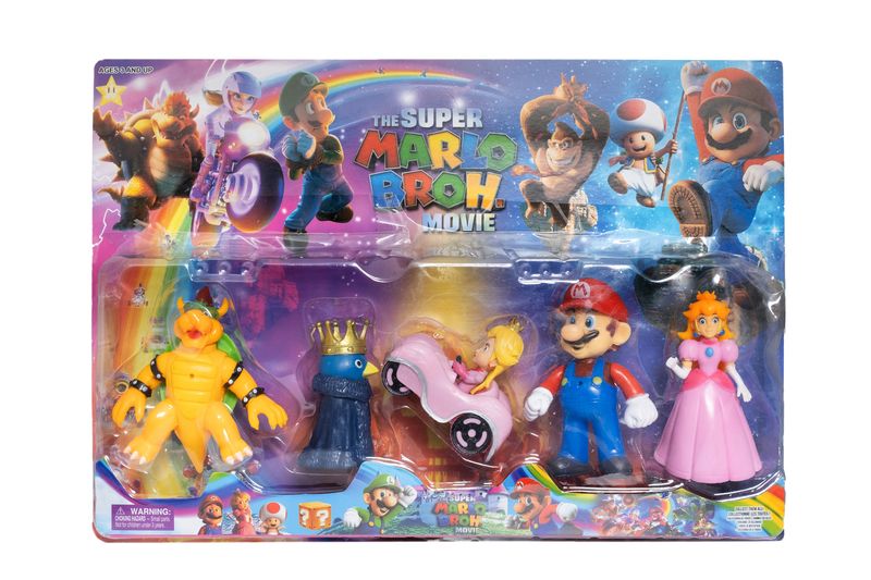 Super Mario Bros.U Figurine Princess Peach Set