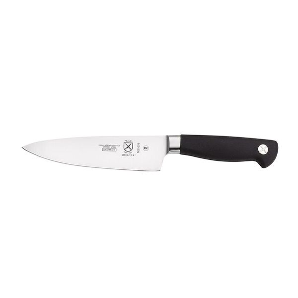 Mercer Culinary Genesis Short Bolster Chef's Knife 15cm - Black