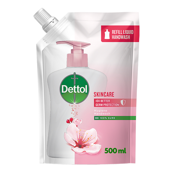 Dettol 500ml, Hygiene Liquid Hand Wash, Refill Skincare