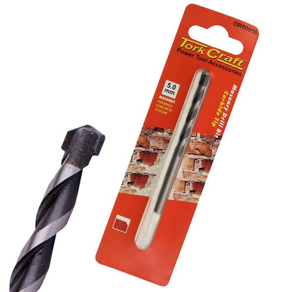 Drill Bit Masonry/Concrete 5.0Mm 1/Card