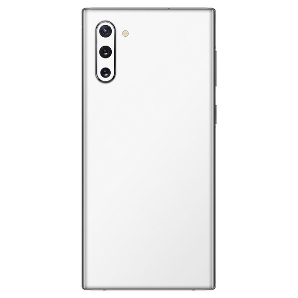 Matte White Vinyl Wrap for Samsung Note 10 - Two Pack