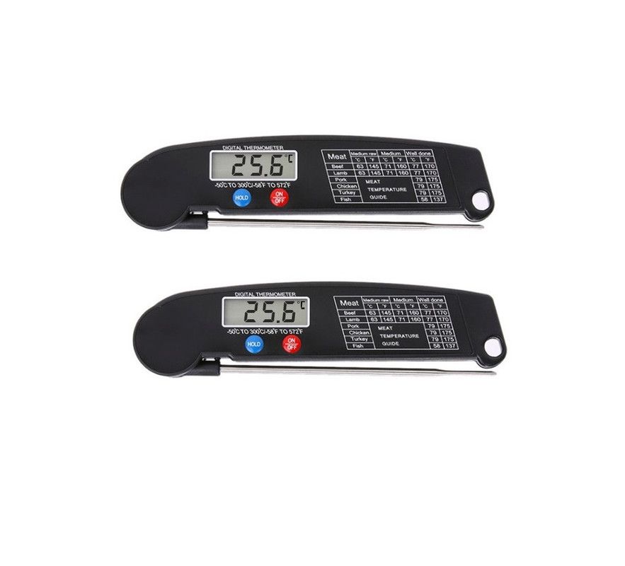 Two Thermometer UltraThin Digital Folding Food Thermometer Shop