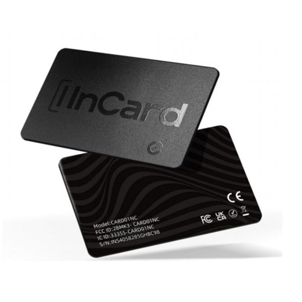 Ultra-Slim Wallet Tracker Card - IP68, 5-Year Battery, Find My Compatible