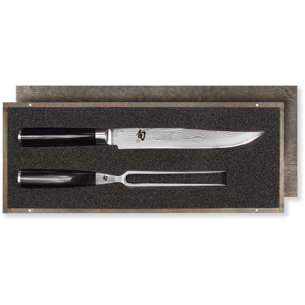Kai Shun Classic Carving Knife Set 2piece in Wooden Box