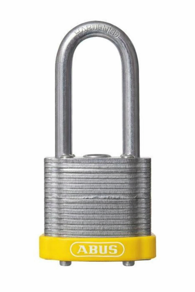 ABUS 41/40HB50 Laminated Steel Padlock LS - Yellow Bumper Band
