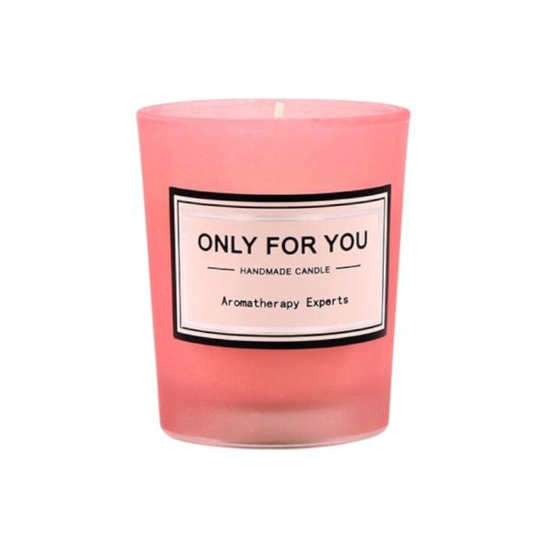 Rose Elegant "Only For You" Aromatherapy Candle - Pink