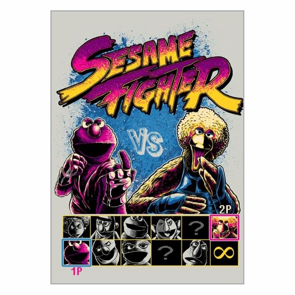 Sesame Fighter Poster - A1