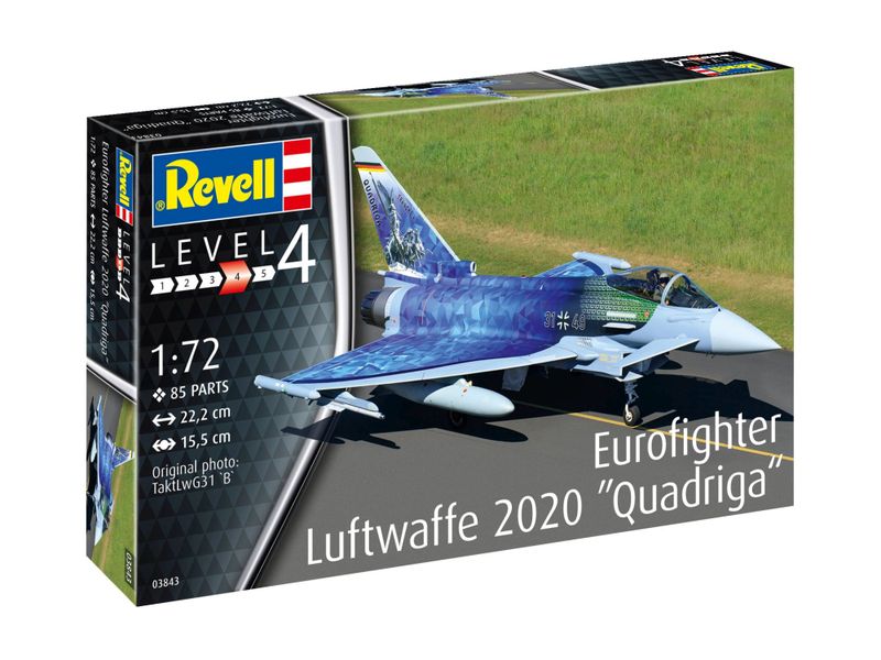 Revell 1/72 Eurofighter "Luftwaffe 2020 Quadriga" Plastic Model Kit