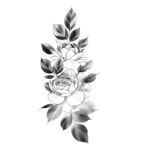 Temporary tattoo sticker Rose